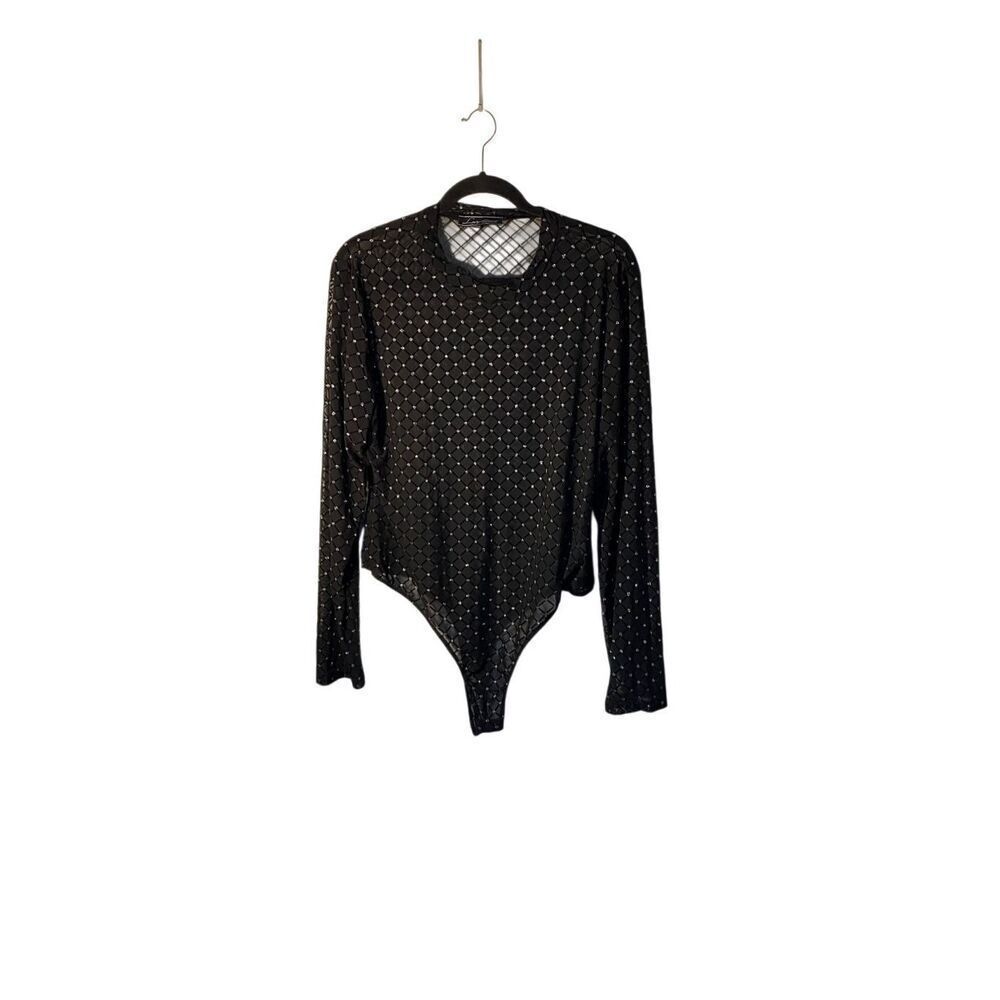 Love university, women’s plus size sheer Gothic whimsigoth bodysuit 3XL